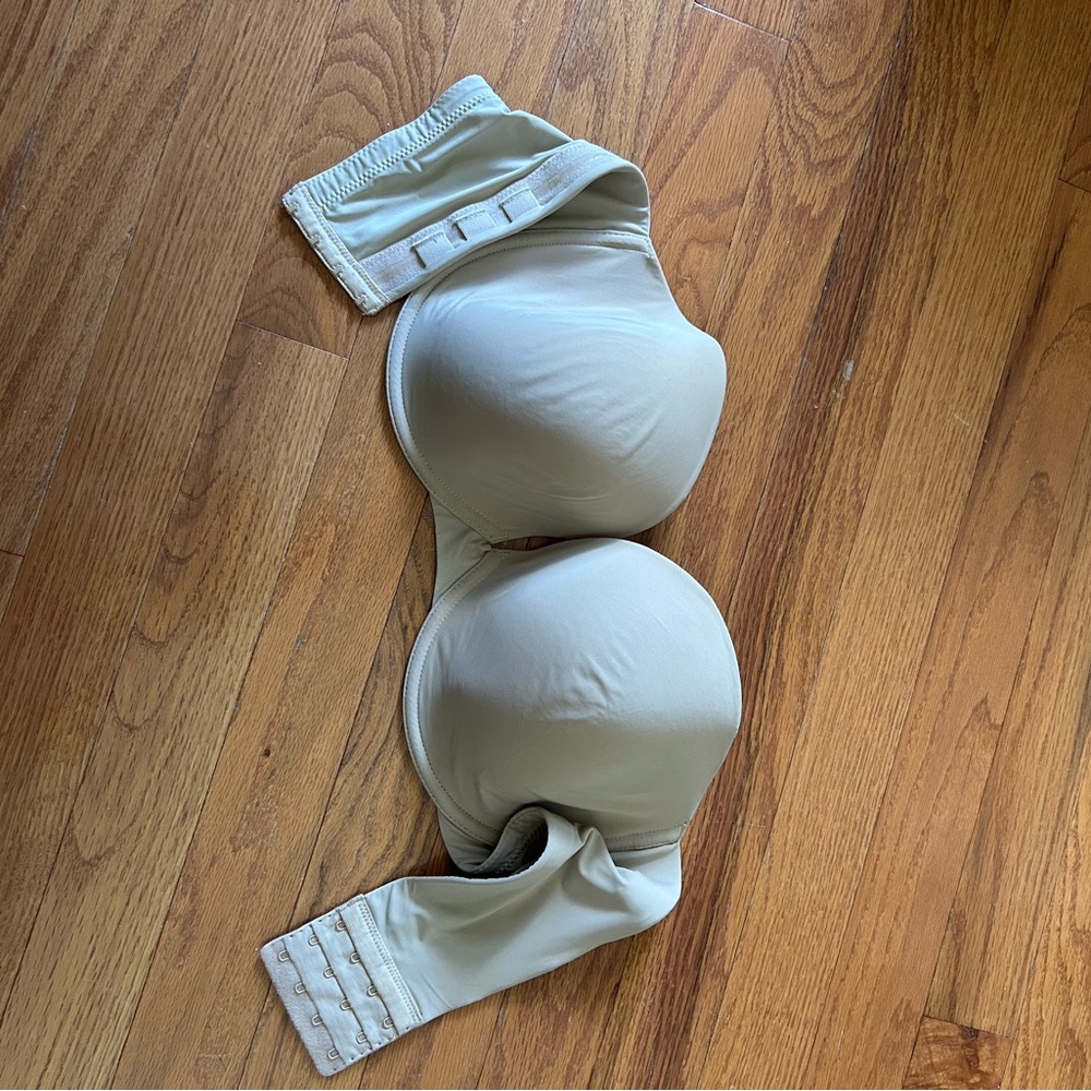 Natori Cream Strapless Bra